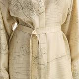 ROHE - Silk open back wrap dress | Amsterdam