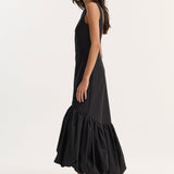 ROHE - Voluminous dress | black