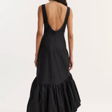ROHE - Voluminous dress | black
