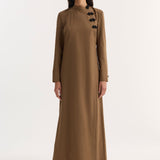 ROHE - Mandarin Dress | mocha