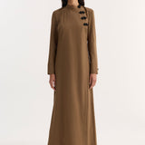 ROHE - Pankou closure dress | mocha