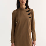 ROHE - Mandarin Dress | mocha