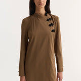 ROHE - Pankou closure dress | mocha
