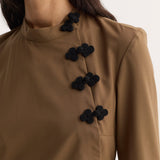 ROHE - Mandarin Dress | mocha