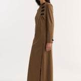 ROHE - Mandarin Dress | mocha