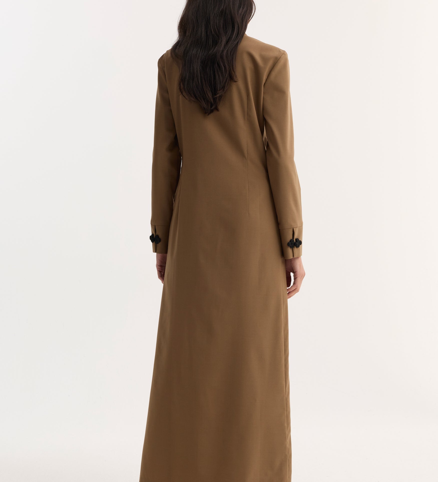 ROHE - Pankou closure dress | mocha