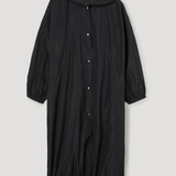 ROHE - Parachute silk - blend coat | black