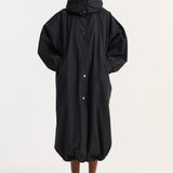 ROHE - Parachute silk - blend coat | black