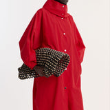 ROHE - Parachute silk - blend coat | red