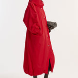 ROHE - Parachute silk - blend coat | red