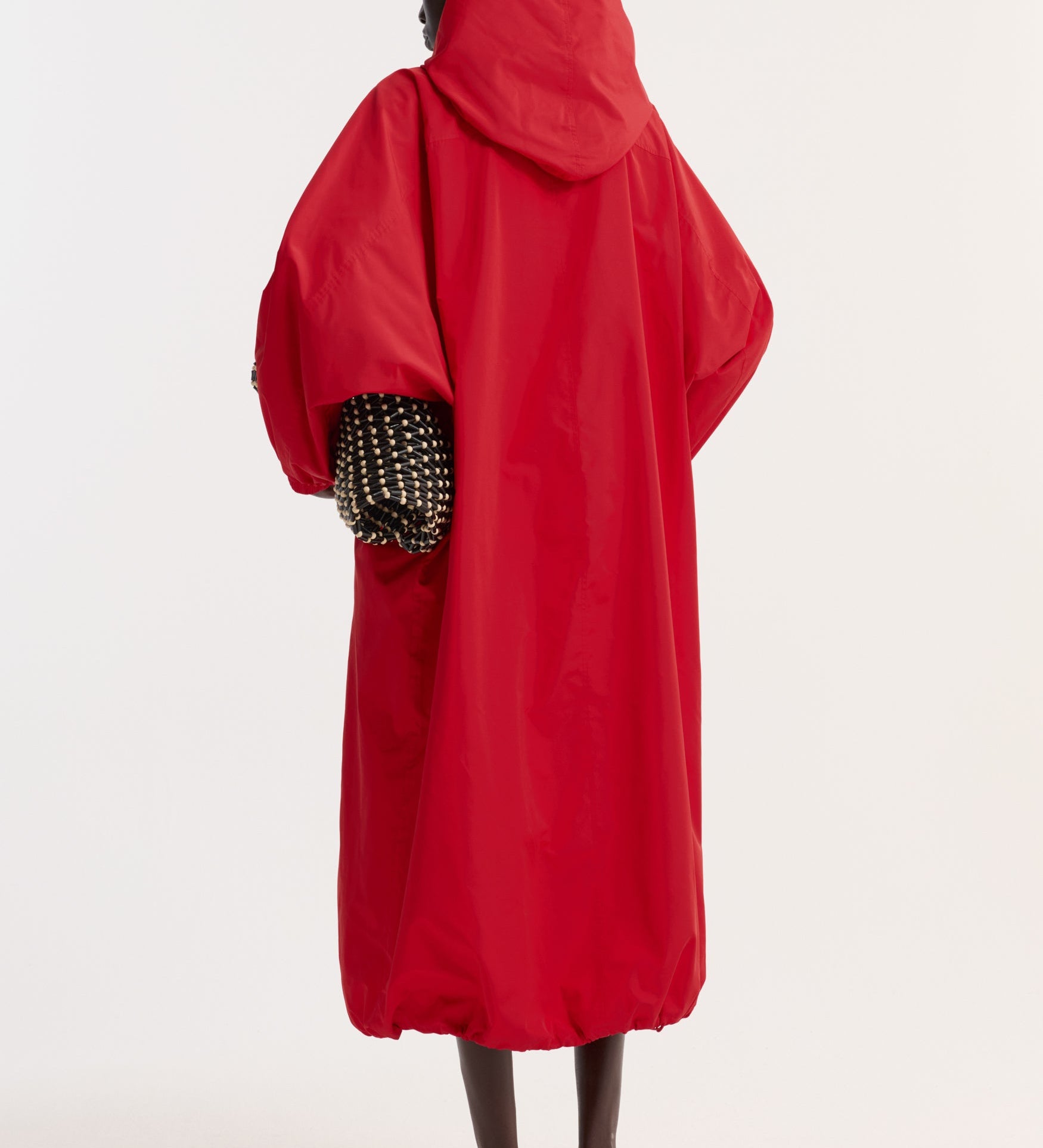 ROHE - Parachute silk - blend coat | red