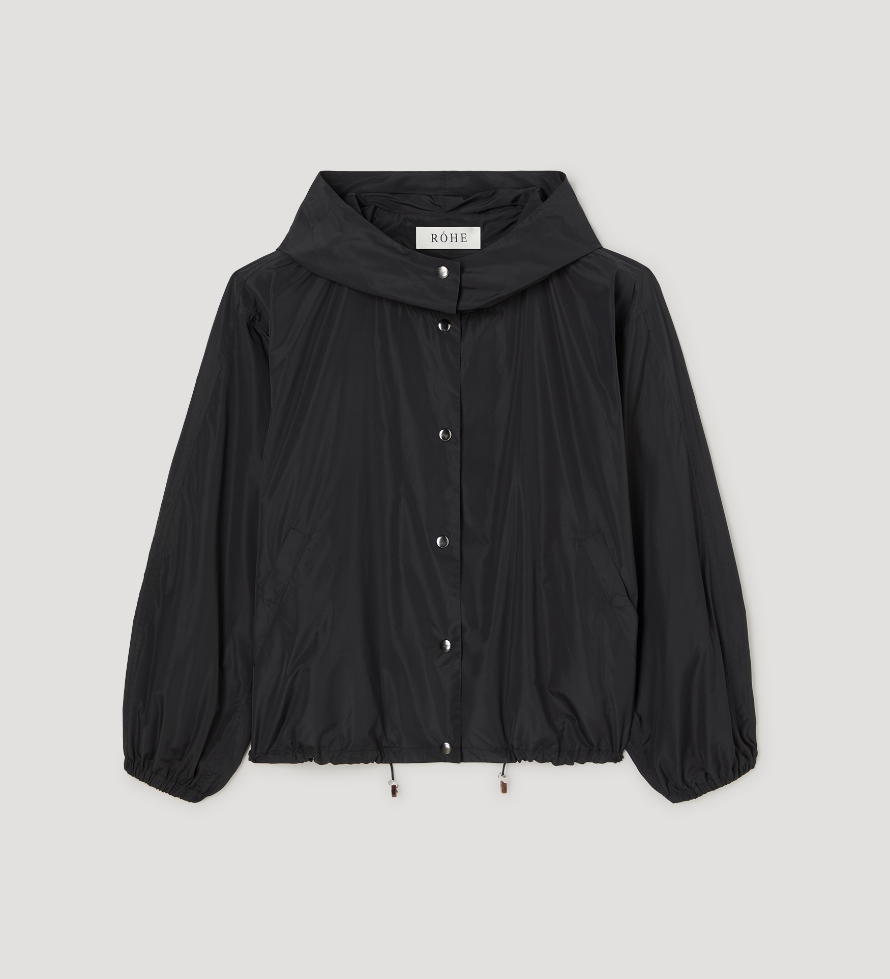 ROHE - Volume silk - blend jacket | black