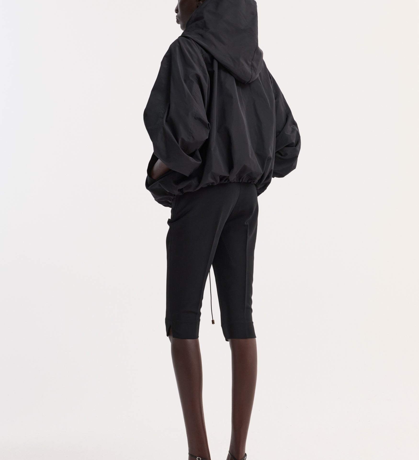 ROHE - Volume silk - blend jacket | black