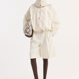 ROHE - Volume silk - blend jacket | cream