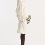 ROHE - Volume silk - blend jacket | cream