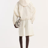 ROHE - Volume silk - blend jacket | cream