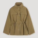 ROHE - Sculptural safari jacket | sage