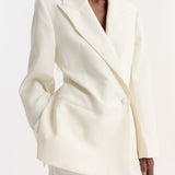 ROHE - Hourglass shaped blazer | off white
