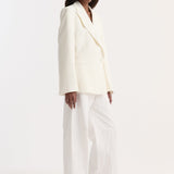 ROHE - Hourglass shaped blazer | off white