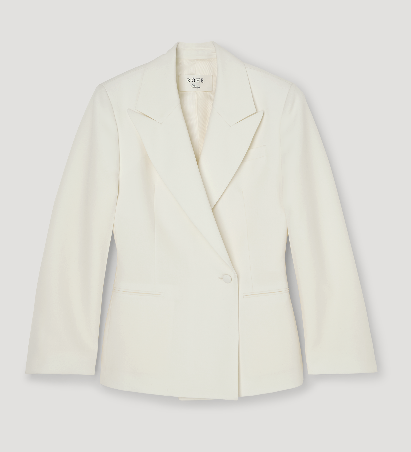 ROHE - Hourglass shaped blazer | off white