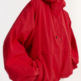 ROHE - Volume silk - blend anorak | red