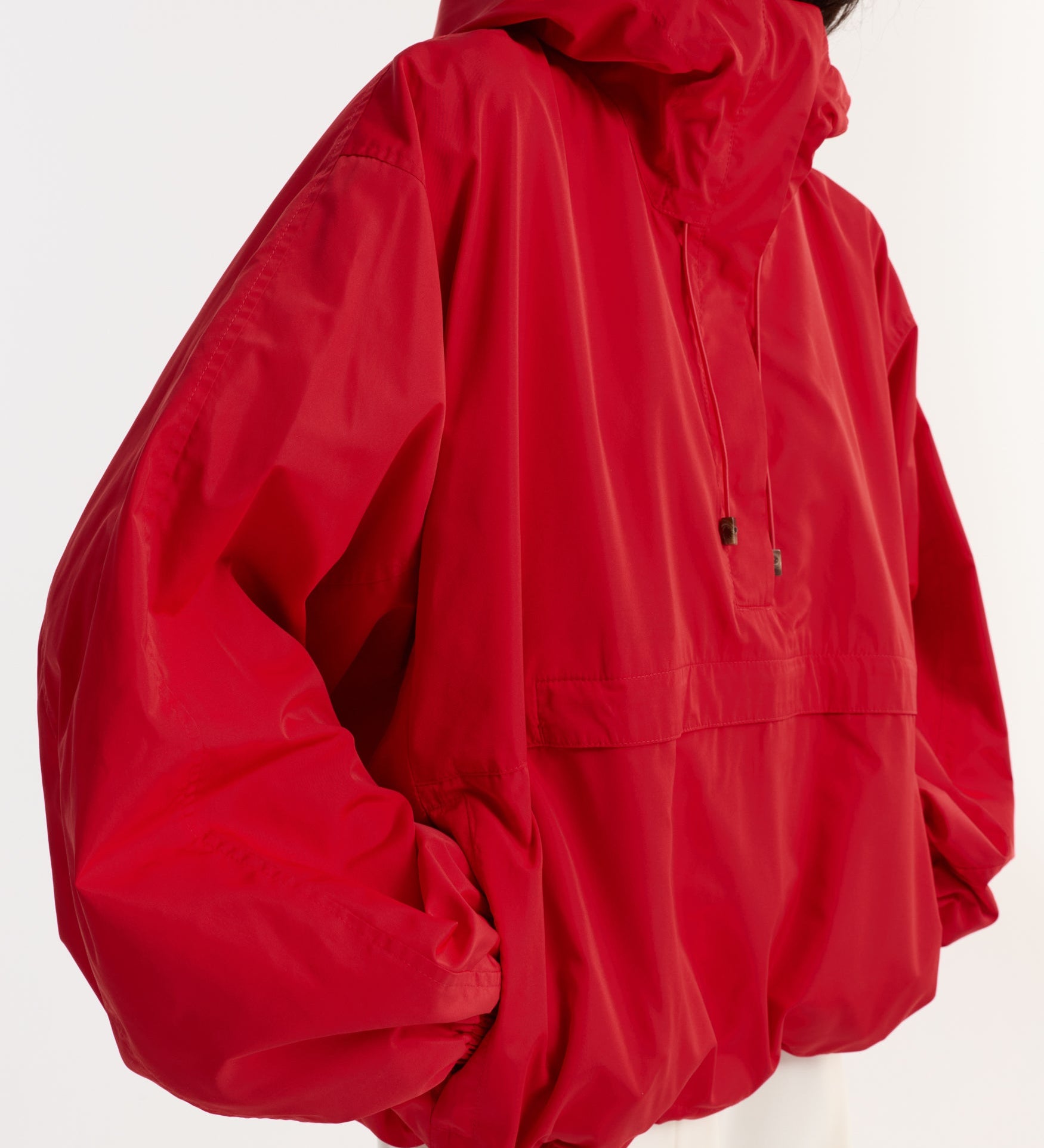ROHE - Volume silk - blend anorak | red