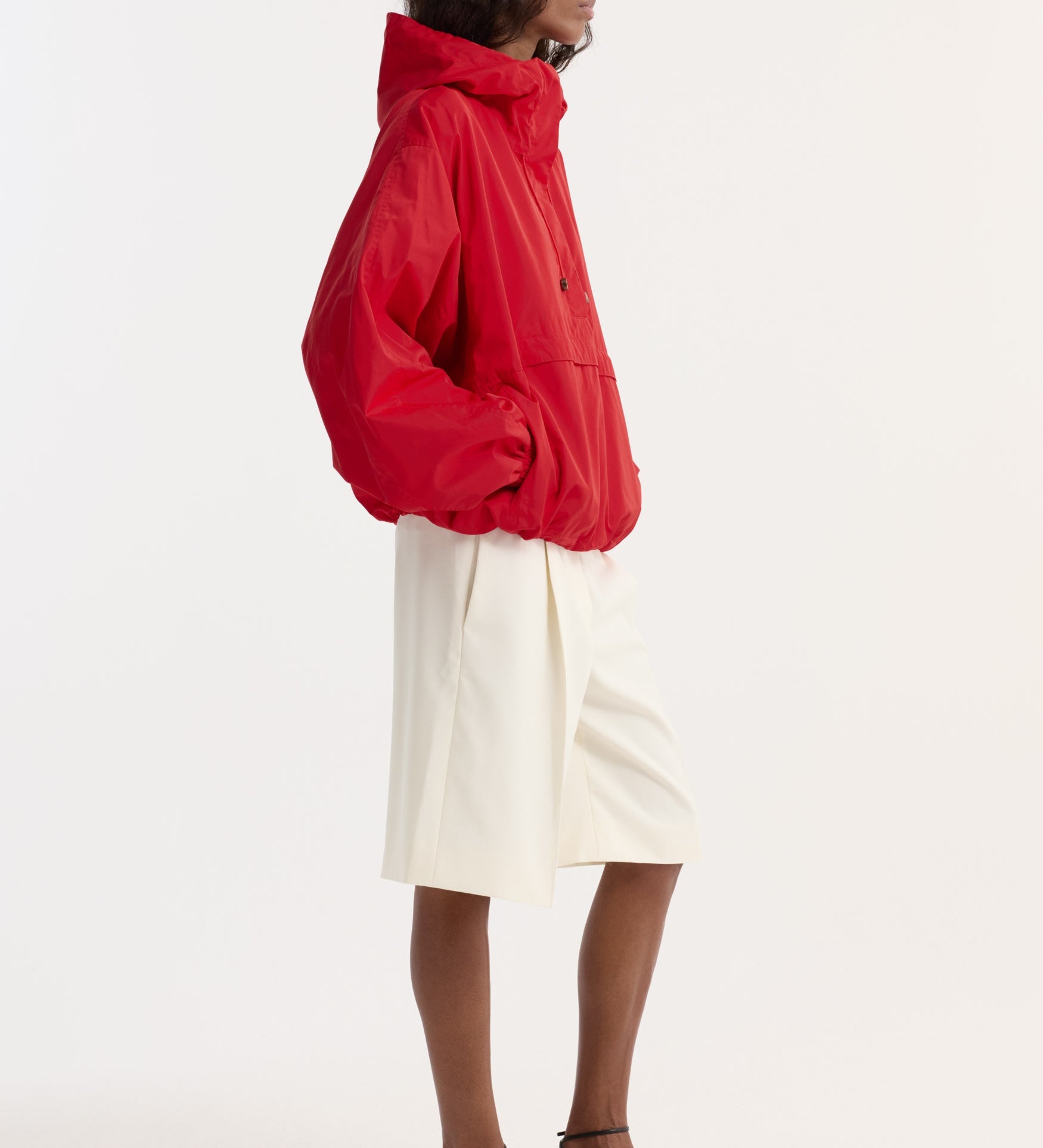 ROHE - Volume silk - blend anorak | red
