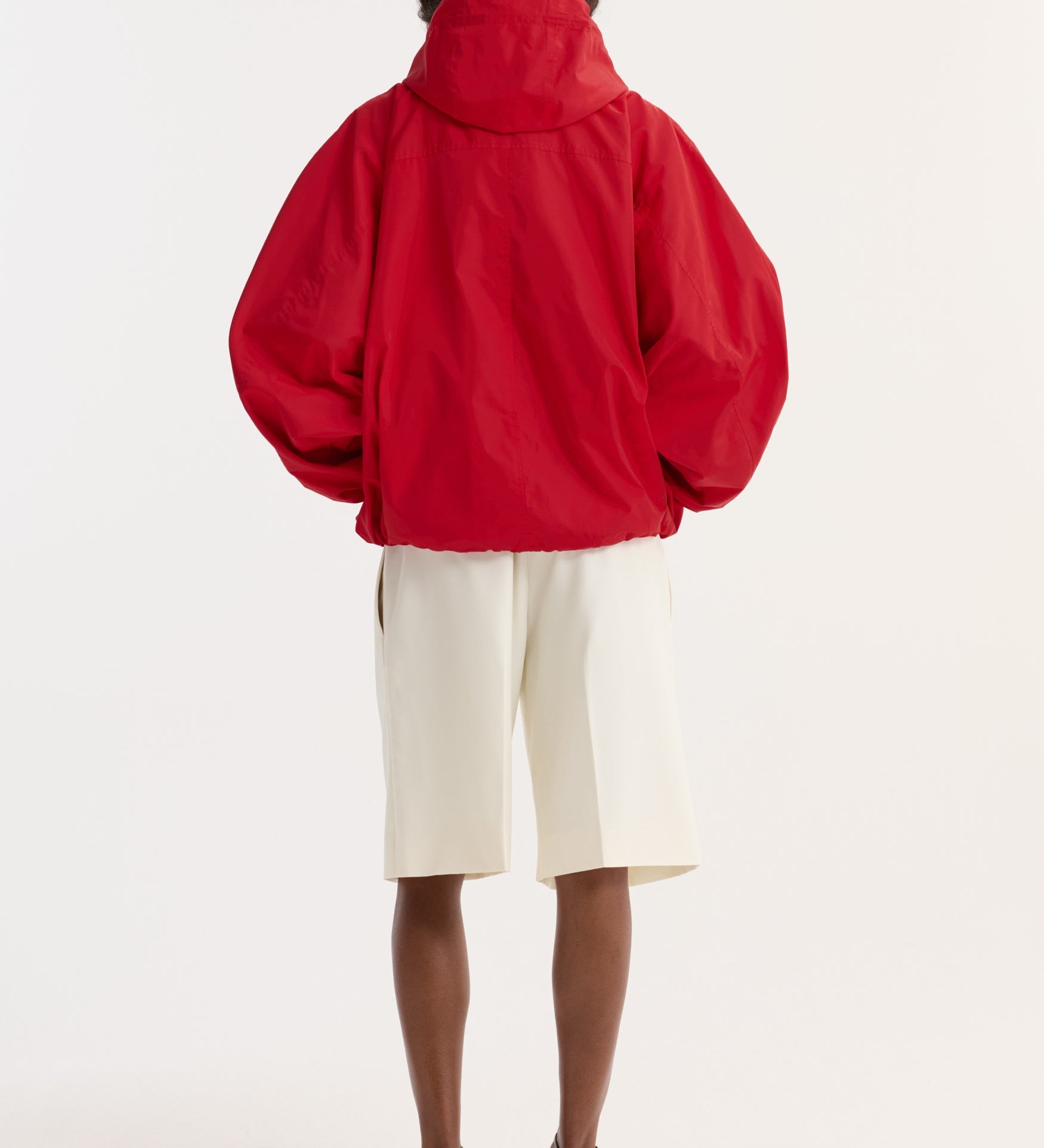 ROHE - Volume silk - blend anorak | red