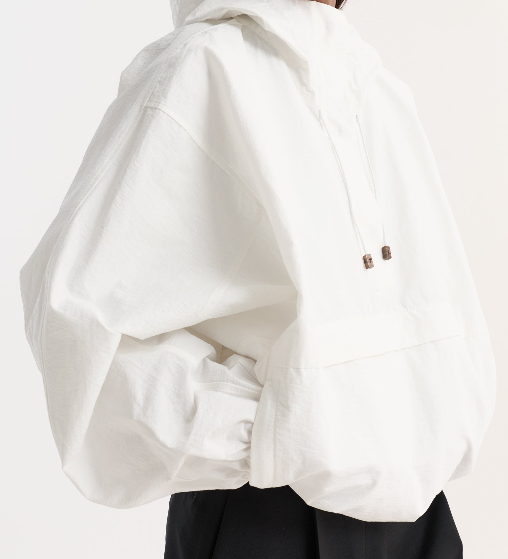 ROHE - Textured cotton - blend anorak | optic white