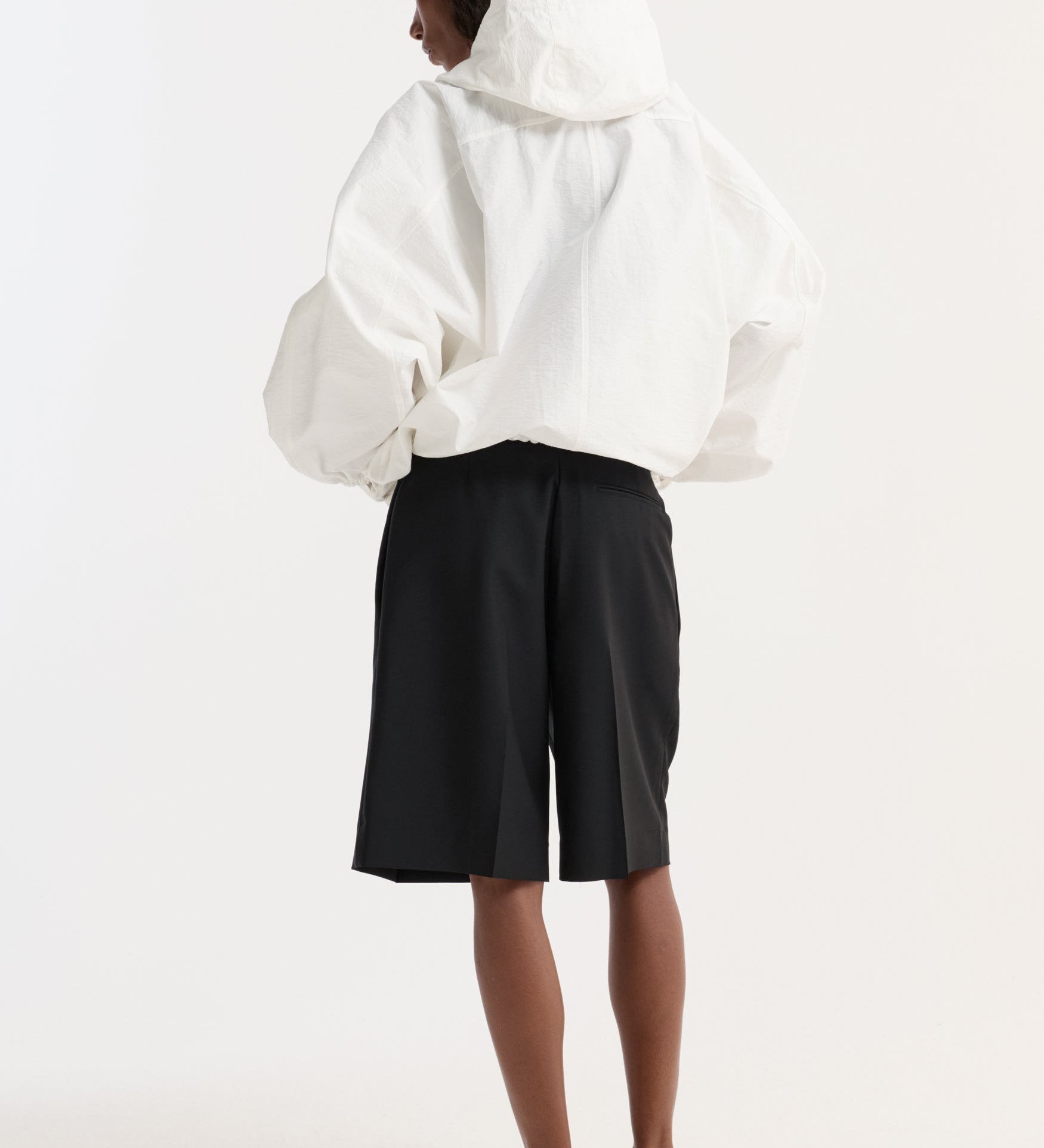 ROHE - Textured cotton - blend anorak | optic white