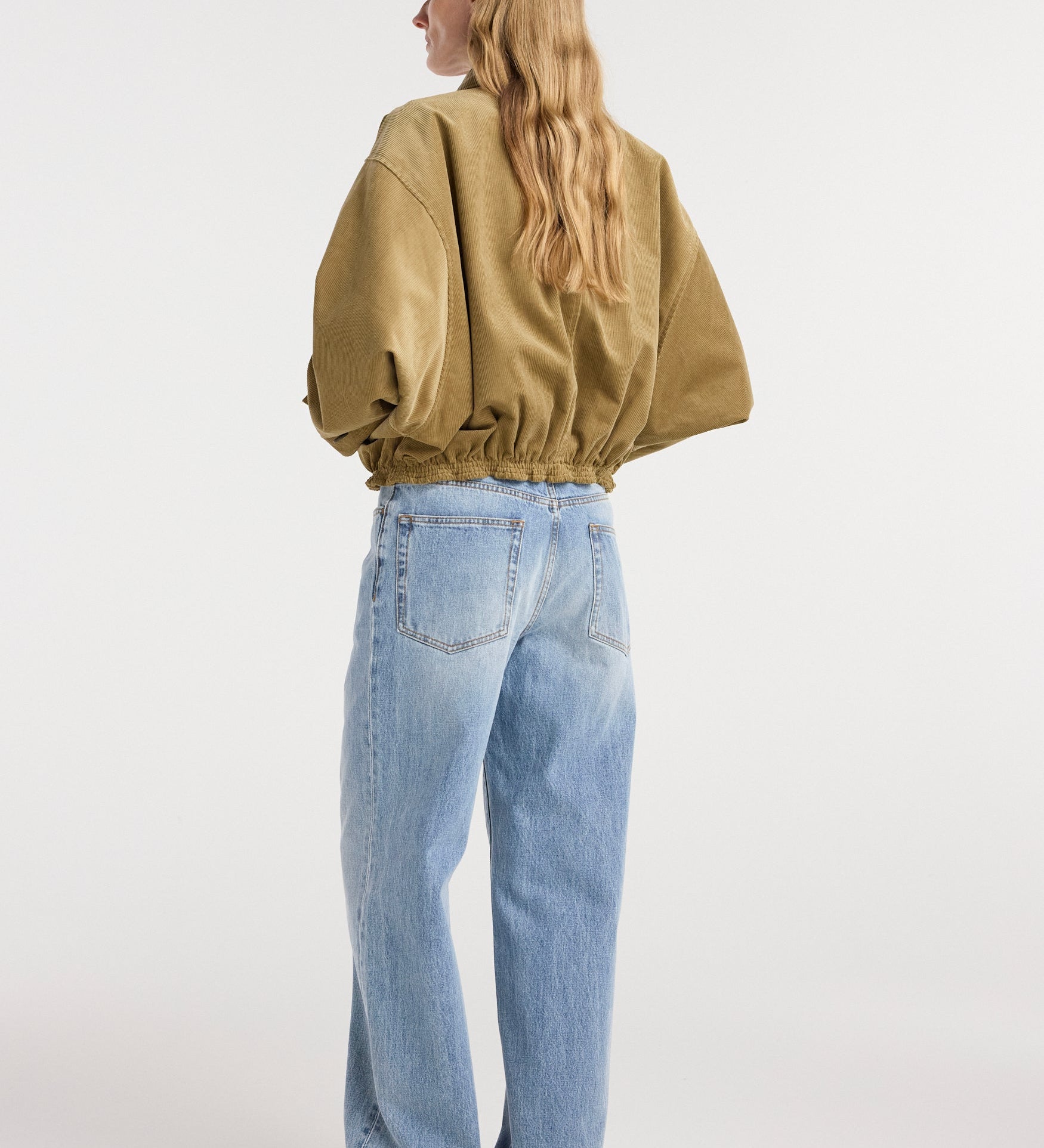 ROHE - Corduroy blouson jacket | beige