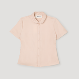 ROHE - Embroidered silk fitted shirt | rose