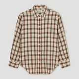 ROHE - Oversized check shirt | red table check