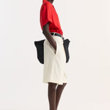 ROHE - Camp collar silk shirt | red