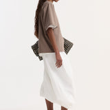 ROHE - Oversized cotton silk t - shirt | taupe