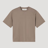 ROHE - Oversized cotton silk t - shirt | taupe