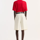 ROHE - Oversized cotton silk t - shirt | red
