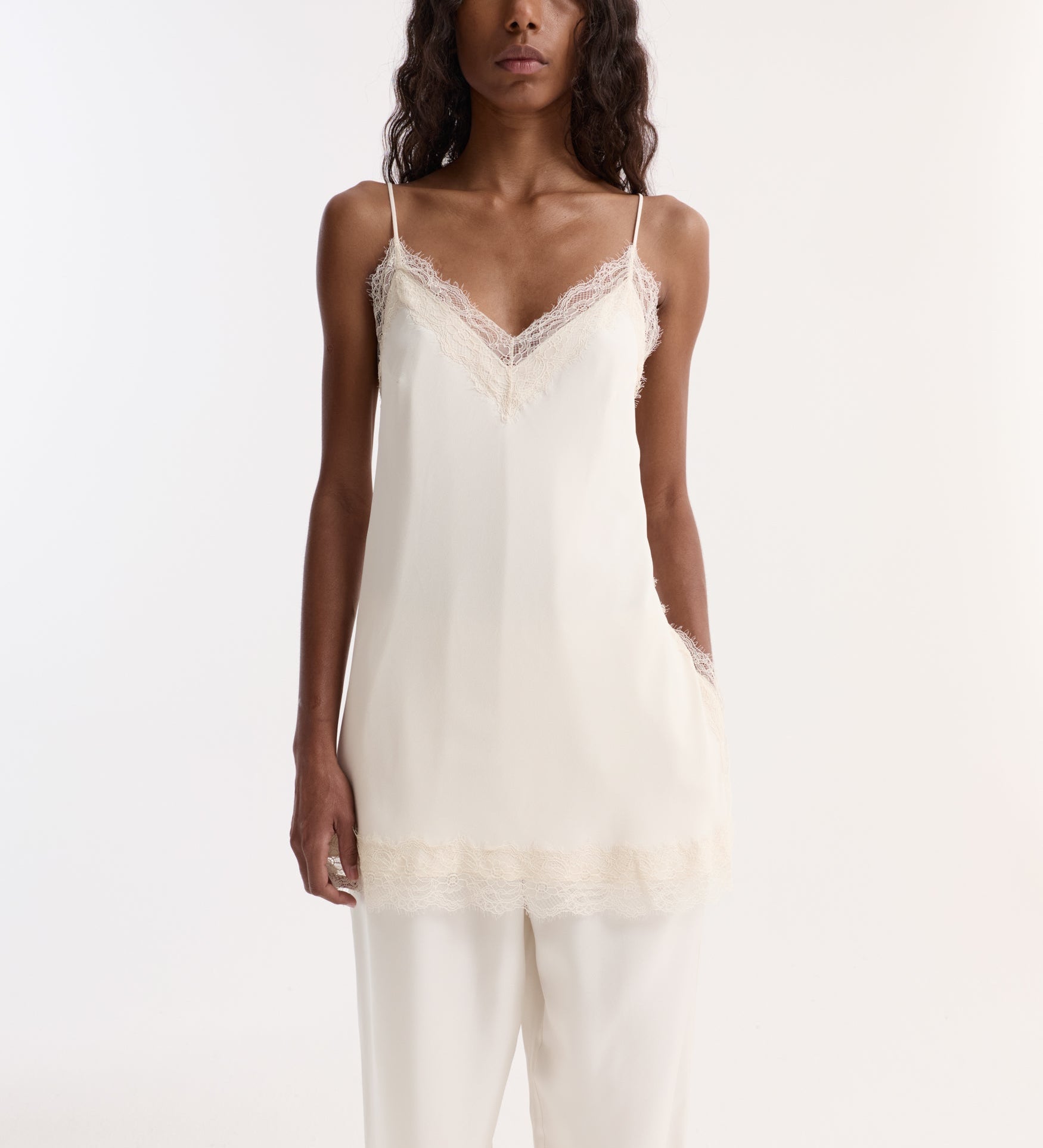 ROHE - Lace camisole | off white