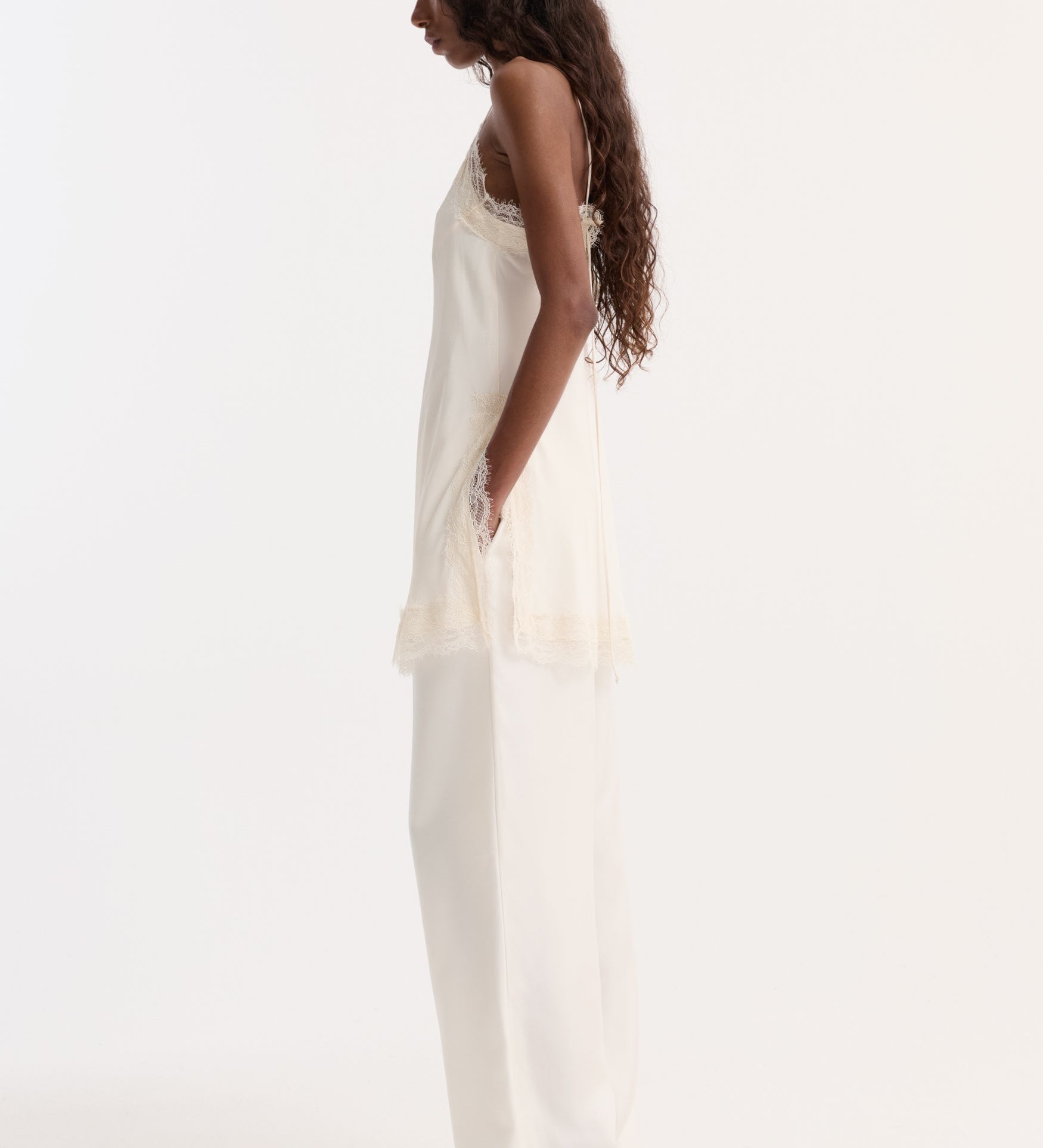 ROHE - Lace camisole | off white
