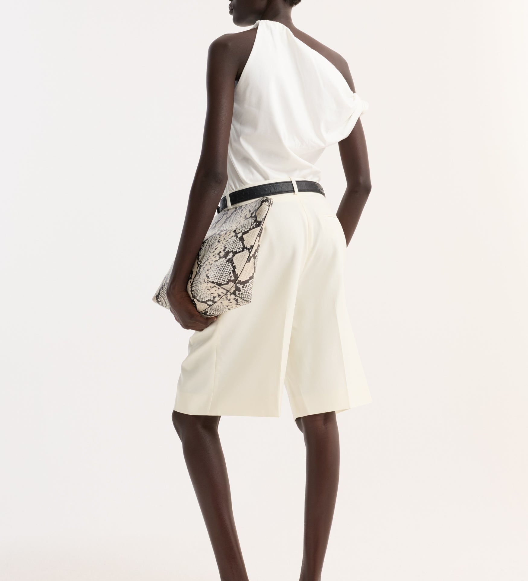 ROHE - Sculptural cotton silk top | off white
