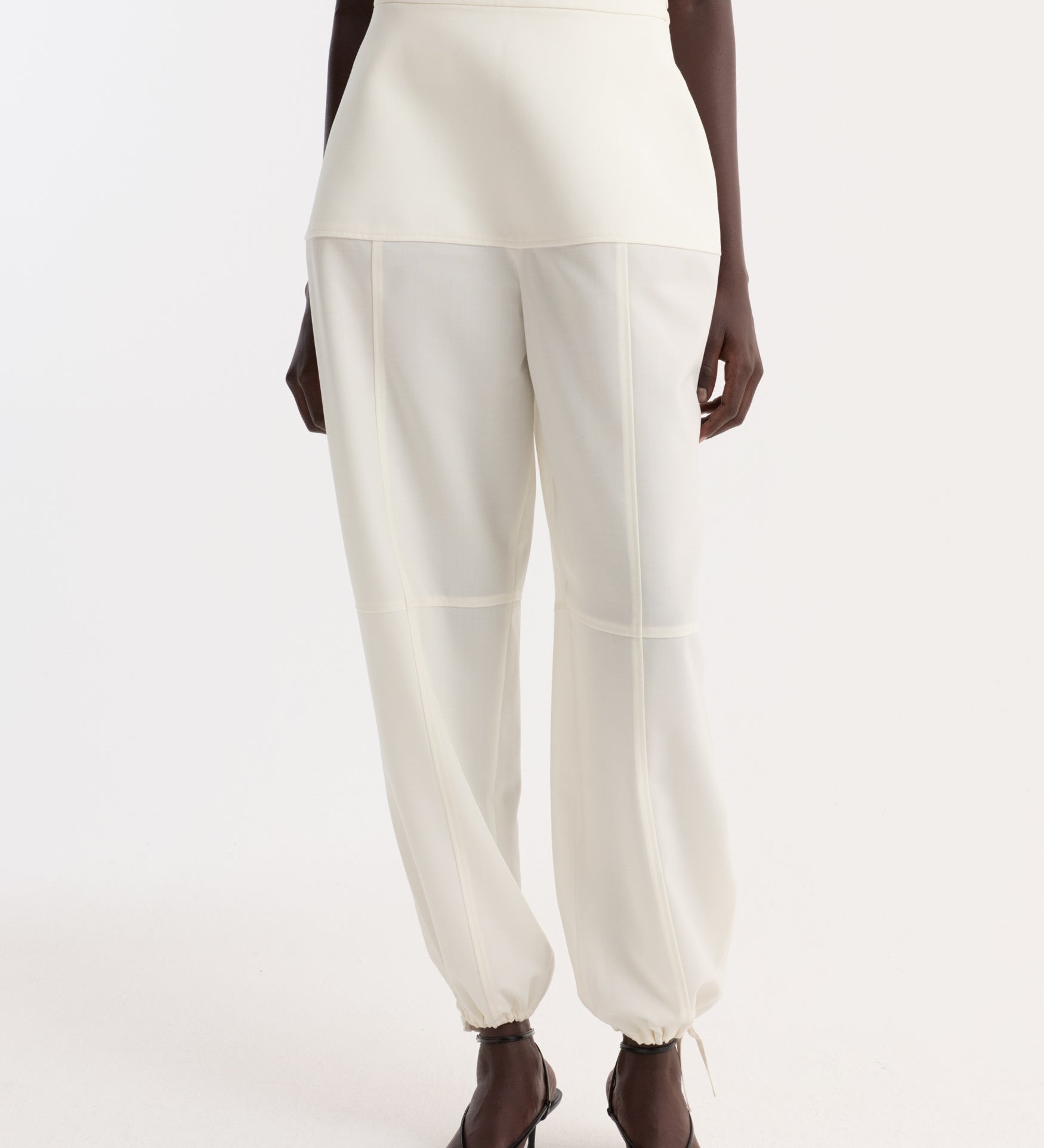 ROHE - Sculptural trousers | off white