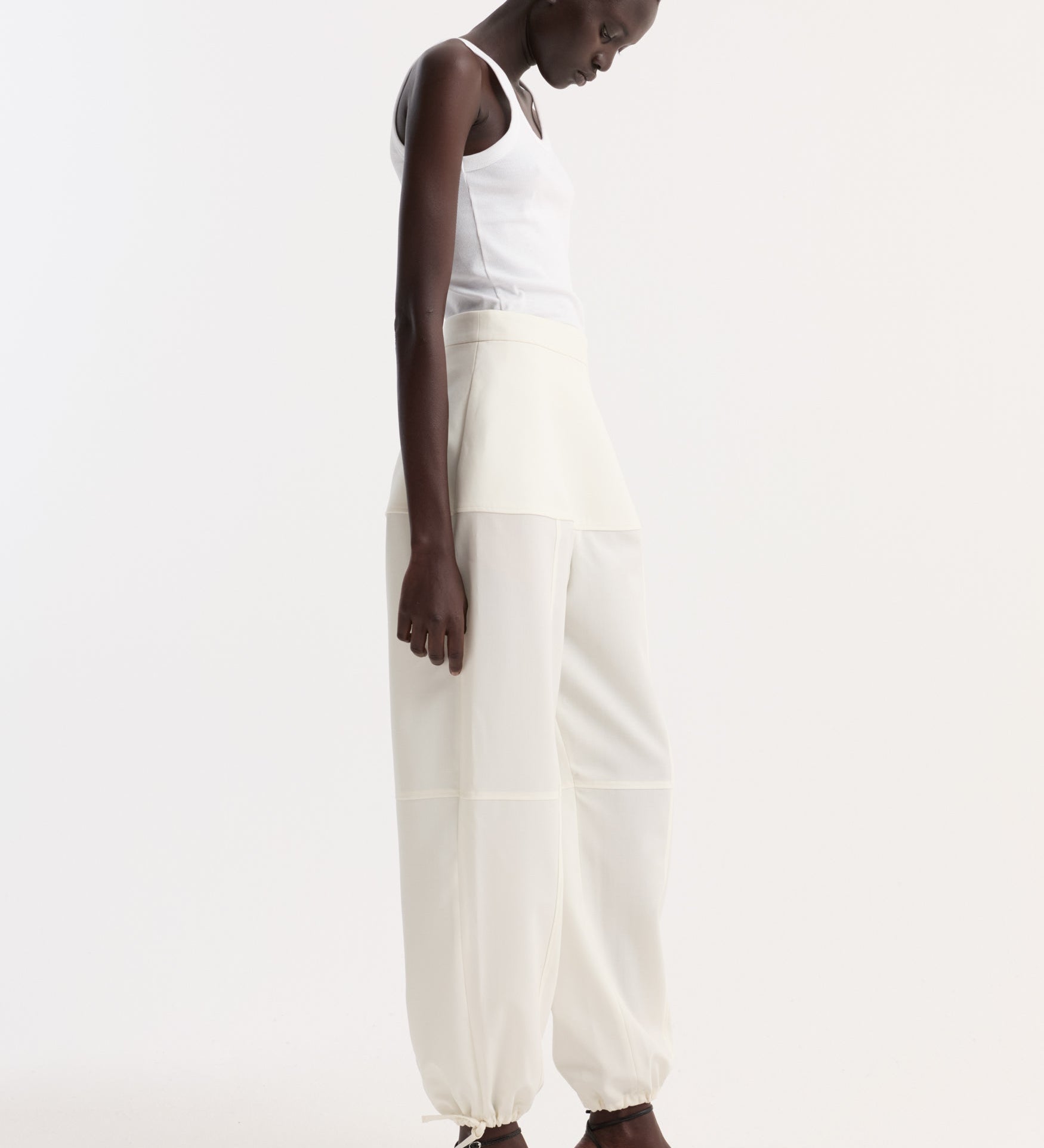 ROHE - Sculptural trousers | off white