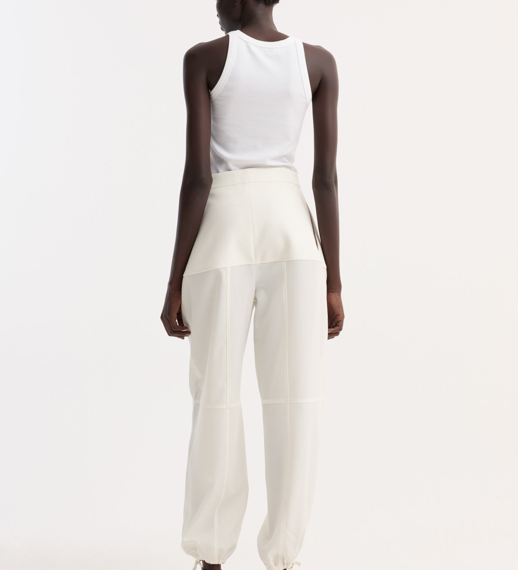 ROHE - Sculptural trousers | off white