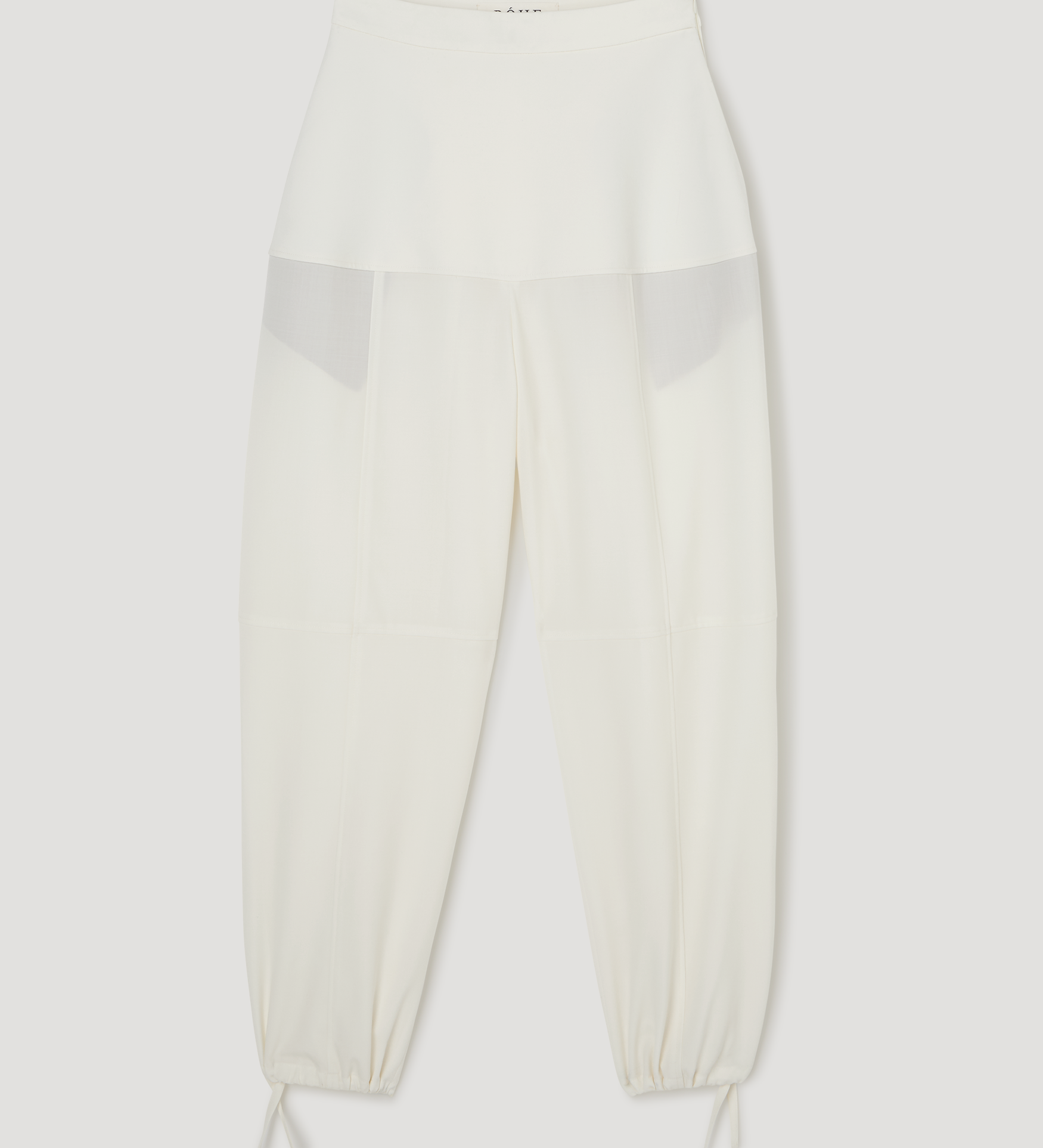 ROHE - Sculptural trousers | off white