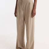 ROHE - Relaxed drawstring trousers | beige