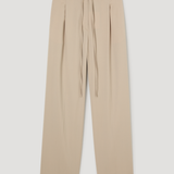 ROHE - Relaxed drawstring trousers | beige