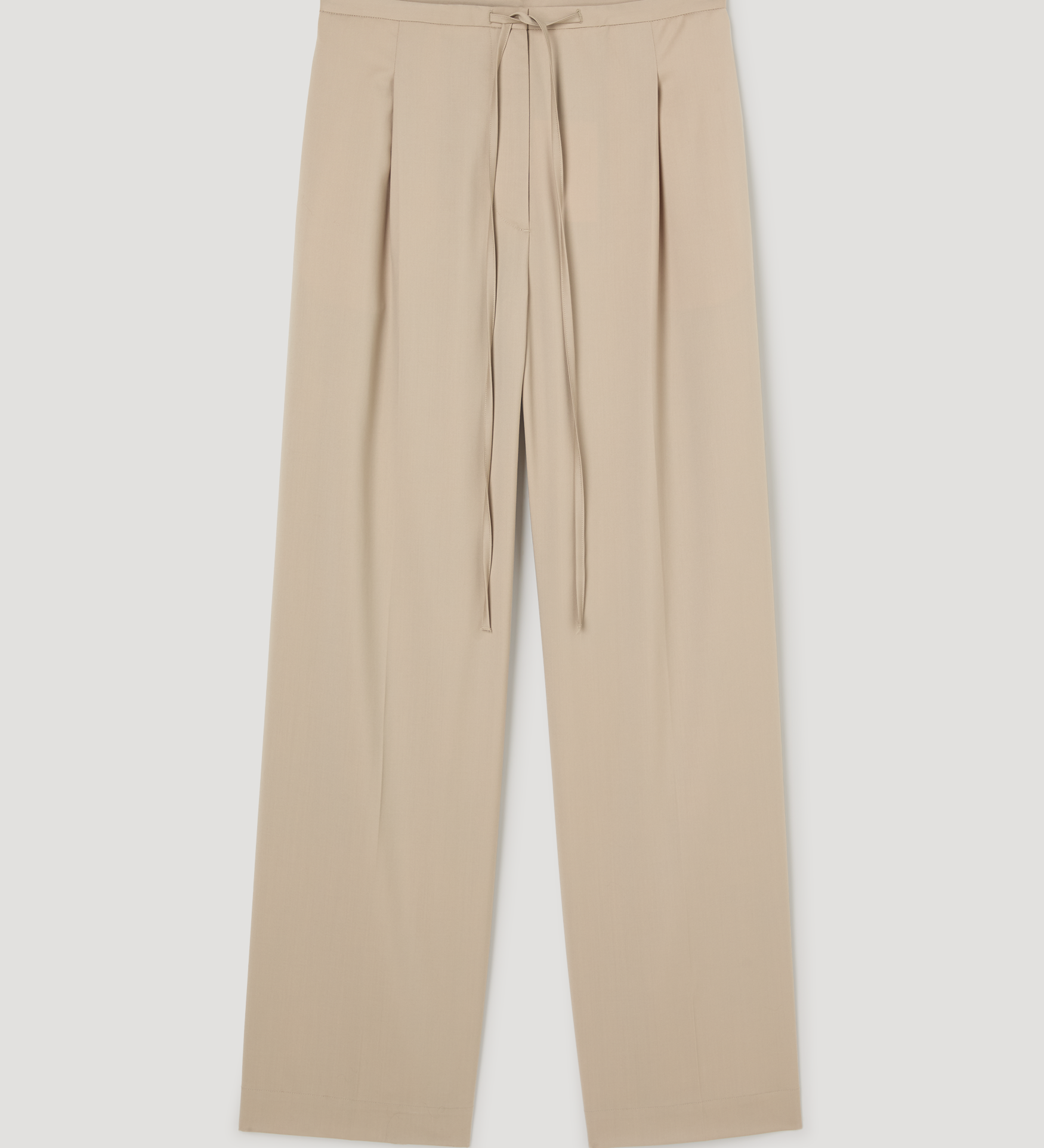 ROHE - Relaxed drawstring trousers | beige