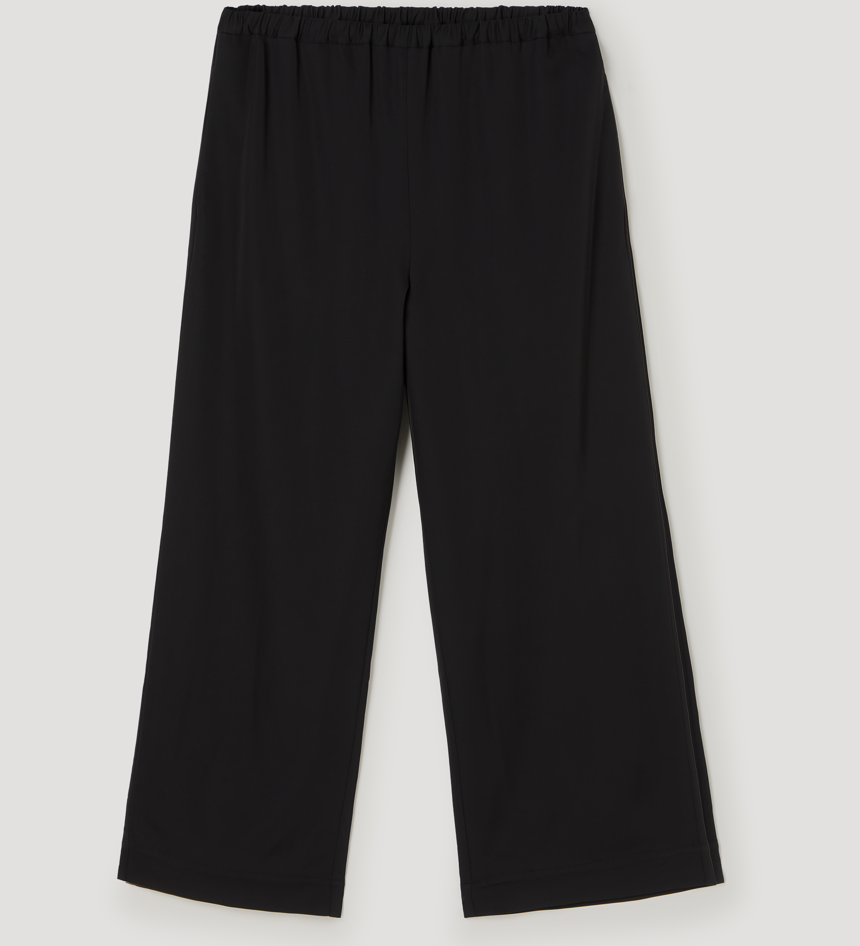 ROHE - Cropped wide leg trousers | black