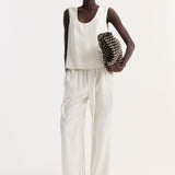ROHE - Silk pyjama trousers | cream
