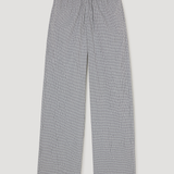 ROHE - Crushed check pyjama trousers | mini grey check